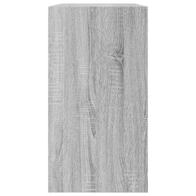 vidaXL Sapateira 80x34x63 cm derivados de madeira cinzento sonoma