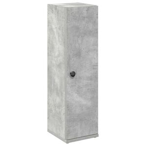 vidaXL M&oacute;vel p/ casa banho c/ suporte rolos 20,5x22x72cm cinza cimento