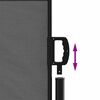 vidaXL Toldo lateral retr&aacute;til antracite 117x300 cm