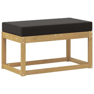 vidaXL Bancada de P&aacute;tio ao Ar Livre Branco 80 x 43 x 45 cm