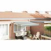vidaXL Toldo Retr&aacute;til Verde e branco 350 x 250 cm tecido