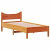 vidaXL Cama sem colch&atilde;o 90x200 cm pinho maci&ccedil;o castanho-mel
