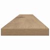 vidaXL Estante de Prateleira 4 pcs Castanho 100 x 10 x 1,5 cm