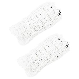 VidaXL Redes para feno 2 pcs retangular 90x60 cm PP branco