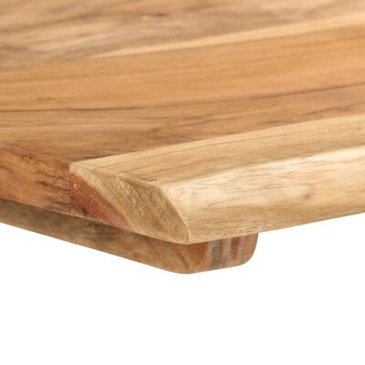 vidaXL Mesa de jantar 140x70x76 cm madeira de acácia maciça