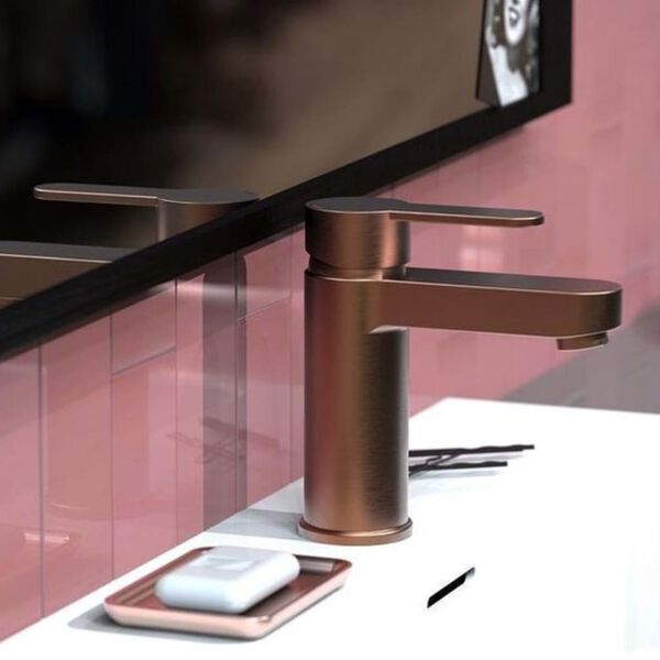 SCHÜTTE Torneira misturadora de lavatório ELEPHANT cobre mate