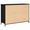 vidaXL Buffet Carvalho Preto 100 x 35 x 70 cm