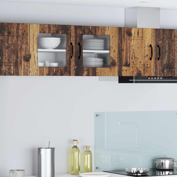 vidaXL Arm&aacute;rio de Cozinha com porta Madeira antiga 40 x 31 x 40 cm