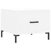 vidaXL Mesa de centro 50x50x40 cm derivados de madeira branco