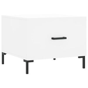vidaXL Mesa de centro 50x50x40 cm derivados de madeira branco