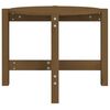 vidaXL Mesa de centro &Oslash; 62,5x45 cm madeira pinho maci&ccedil;a castanho-mel