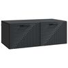 vidaXL Gabinete de TV de Parede Preto 78,5 x 41 x 30 cm