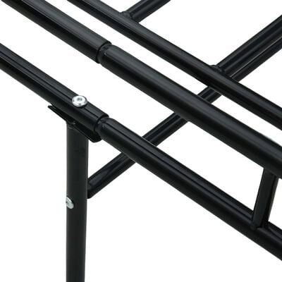 vidaXL Estrutura sofá-cama 90x200 cm metal preto