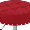vidaXL Cadeiras de jantar girat&oacute;rias 2 pcs veludo vermelho tinto