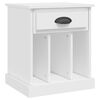 vidaXL Mesa de cabeceira 43x36x50 cm branco
