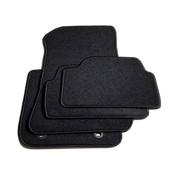 vidaXL 4 pcs conjunto tapetes de automóveis para BMW E87 série 1