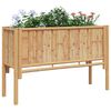vidaXL Canteiro de jardim elevado Castanho 110 x 35 x 70 cm Bambu