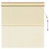 vidaXL Estores de rolo com cortinas Manual Natura 140 x 160 cm Bambu