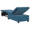 vidaXL Sof&aacute;-Cama Azul 194 x 67 x 82 cm Veludo