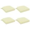 vidaXL Conjunto de Almofadas para Assento de 4 Pe&ccedil;as SOEST 4 unid.