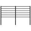 vidaXL Cabeceira de substitui&ccedil;&atilde;o 160 cm metal preto