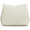 vidaXL Travesseiro para Costas Creme 45 x 20 x 35 cm