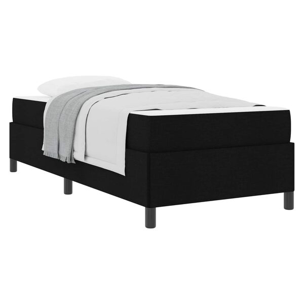 vidaXL Cama Box Preto 90 x 200 cm tecido