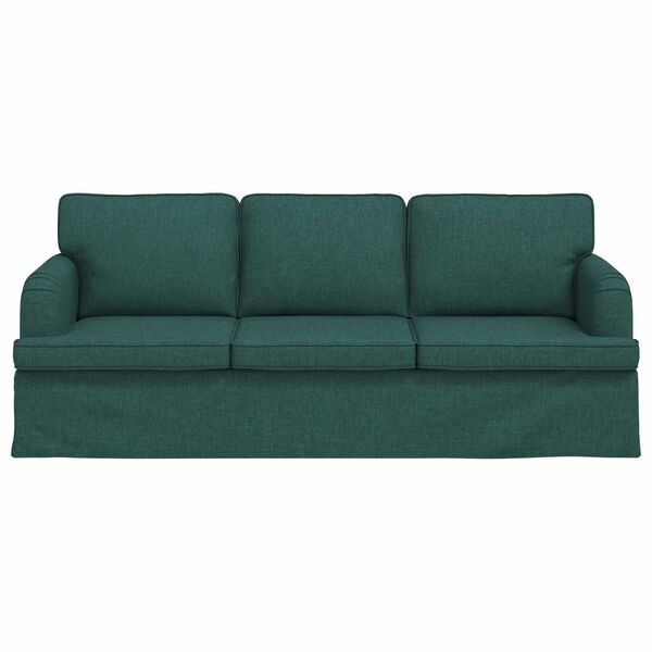 vidaXL Sof&aacute; 180cm Verde Escuro Metal