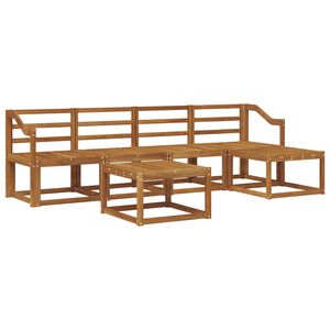 vidaXL Conjunto de Sof&aacute;s para Exterior 6 pcs Natural