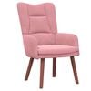 vidaXL poltrona Rosa 63 x 67 x 94 cm Veludo