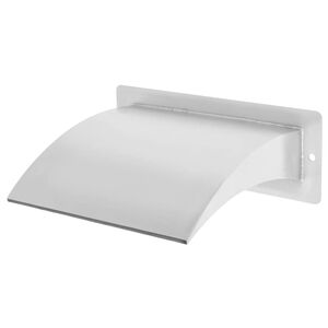 vidaXL Fonte para piscina a&ccedil;o inoxid&aacute;vel 30x9x26 cm prateado