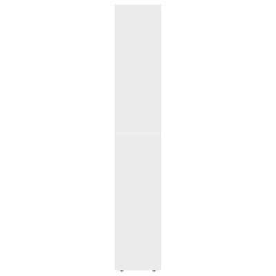 vidaXL Estante 36x30x171 cm contraplacado branco brilhante