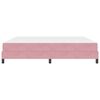 vidaXL Cama Box com colch&atilde;o Rosa 200 x 200 cm tecido