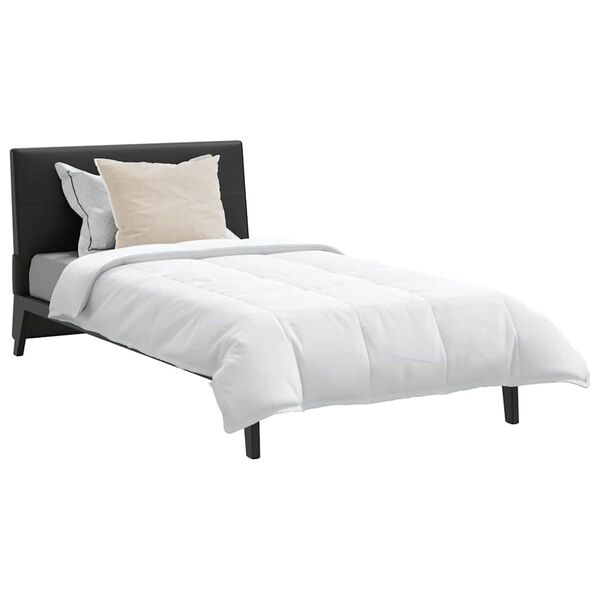 vidaXL Edredom 2-em-1 com travesseiro 2 pcs Branco Pena de ganso