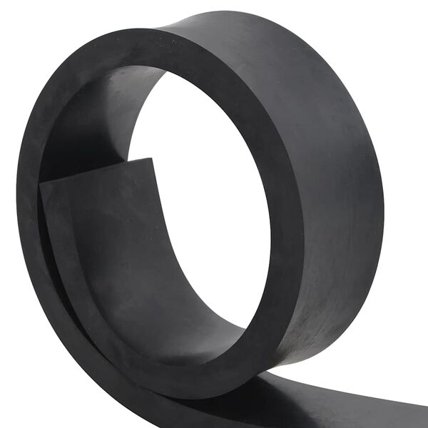 vidaXL Borda de borracha para arado de neve preto 80x8x2 cm