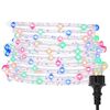 vidaXL Cord&atilde;o de ilumina&ccedil;&atilde;o com 120 luzes LED 5 m PVC multicolorido