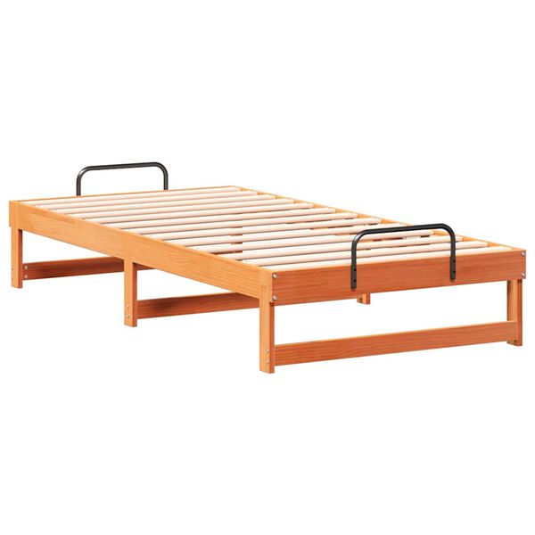 vidaXL Estrutura da Cama Castanho 90 x 190 cm
