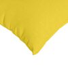 vidaXL Travesseiros de Sofá 2 pcs Amarelo Claro 50 x 30 cm tecido