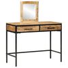vidaXL Mesa de vestir com gaveta Castanho 100 x 40 x 120 cm