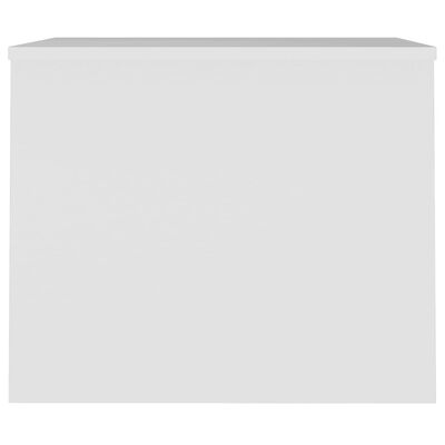 vidaXL Mesa de centro 80x50,5x41,5 cm madeira processada branco