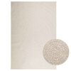 vidaXL Tapete ZIZUR creme 160x230cm aspeto de juta interior e exterior
