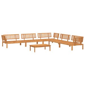 vidaXL 6 pcs conjunto de m&oacute;veis de paletes p/ jardim ac&aacute;cia maci&ccedil;a