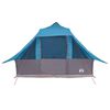 vidaXL Barraca Tipi com telhado Azul 364 x 281 x 257 cm tafet&aacute;