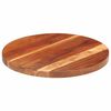 vidaXL Tampo de mesa redondo madeira de ac&aacute;cia maci&ccedil;a 25-27 mm 40 cm