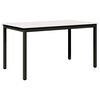 vidaXL Mesa de jantar Branco 140 x 80 x 75 cm