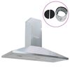vidaXL Exaustor 90 cm a&ccedil;o inoxid&aacute;vel