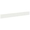 vidaXL Acabamento para Gramado 10 pcs 100 x 12 cm A&ccedil;o Branco