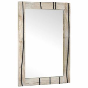 vidaXL Espelho de banheiro Branco 50 x 2,5 x 70 cm Retangular