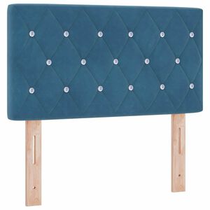 vidaXL Cabeceira Azul Escuro 80 cm Veludo