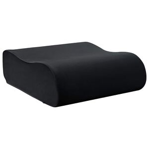 vidaXL Almofada assento Liso Preto 40 x 40 x 13 cm Espuma PU